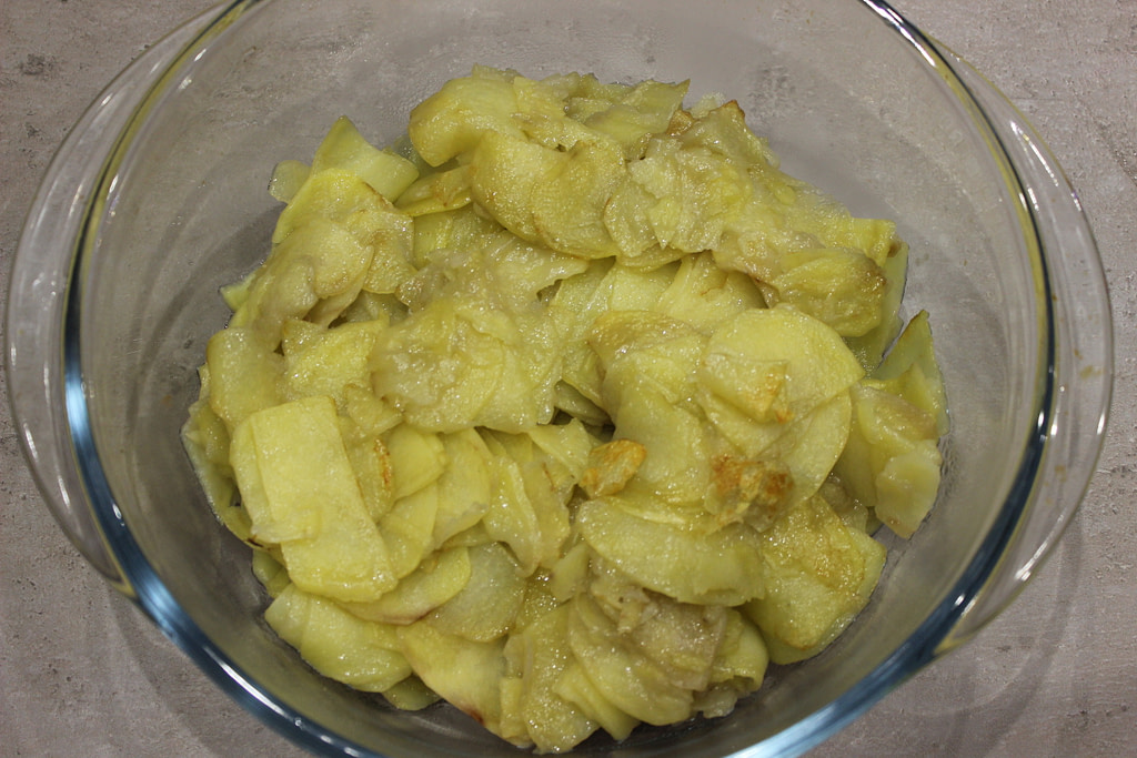 Картошка с фаршем запеченная слоями в духовке рецепт