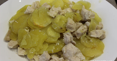 Картофель в рукаве с куриным филе в маринаде рецепт