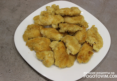 Домашние куриные наггетсы в панировочных сухарях рецепт